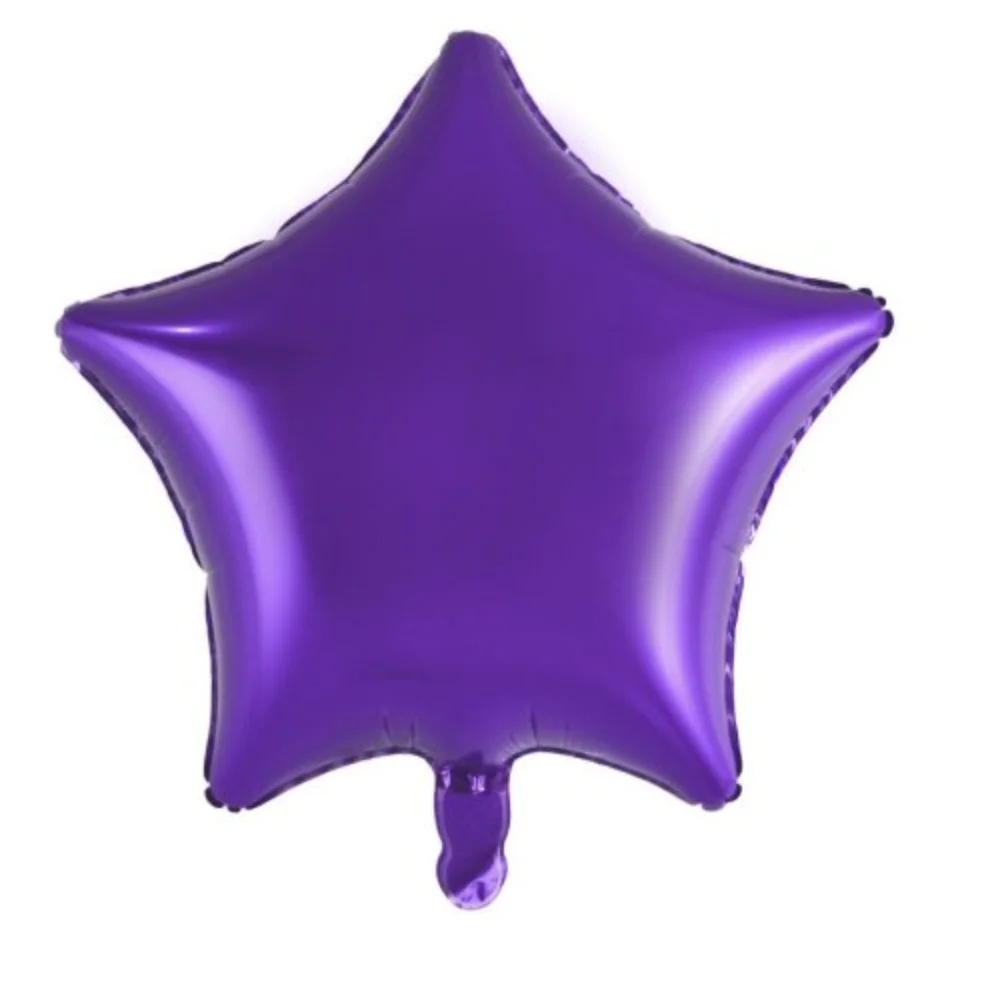 Purple Star Foil Balloon (45 cm)