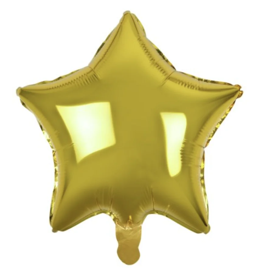Gold Star Foil Balloon (45cm)