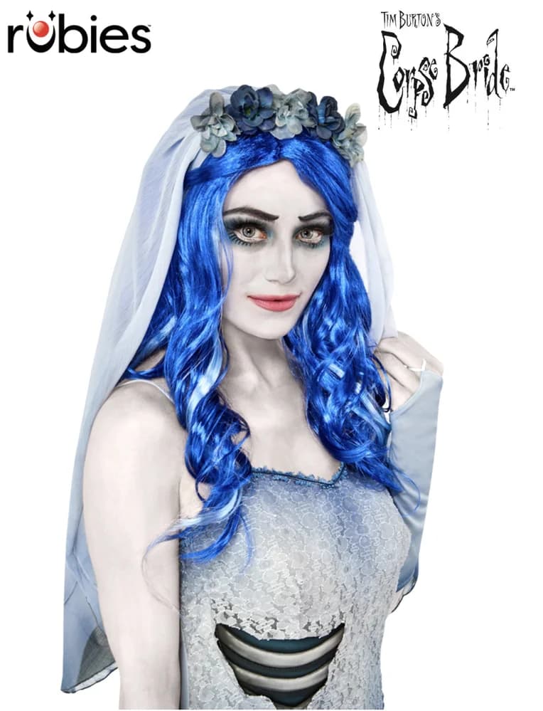 Corpse Bride Emily Wig - Adult