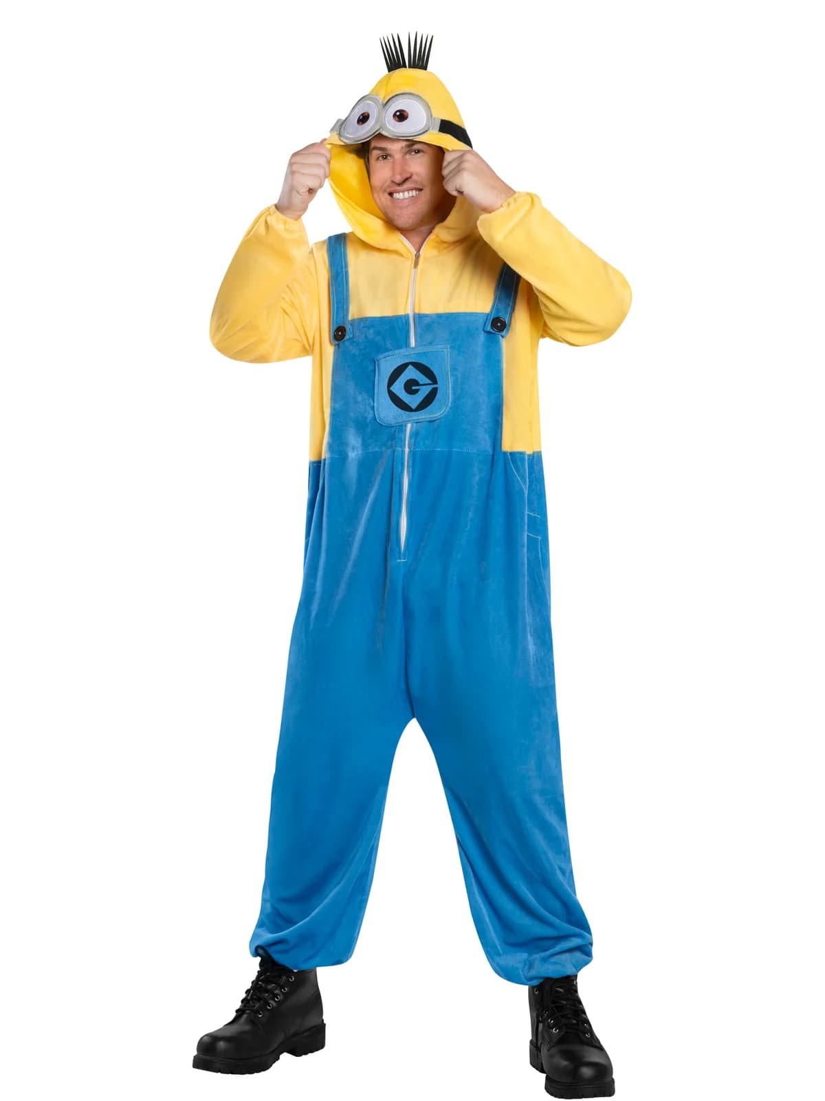 Adults Minion Despicable Me 4 Jumpsuit Costume