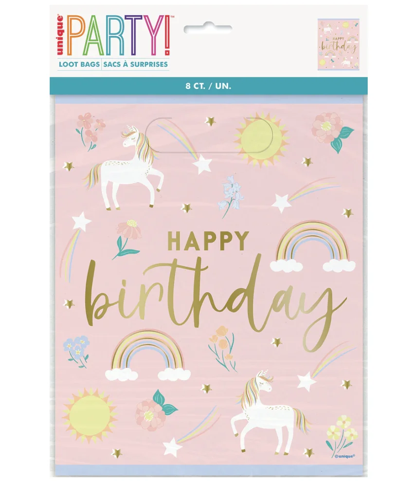 Unicorn Loot Bags – Pk8