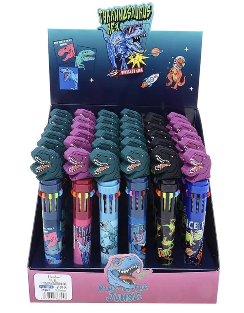 Pen 10-in-1 Charater Pen Dinosaur
