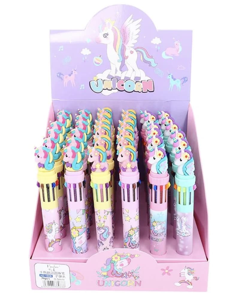 Pen 10-in-1 Charater Pen Unicorn