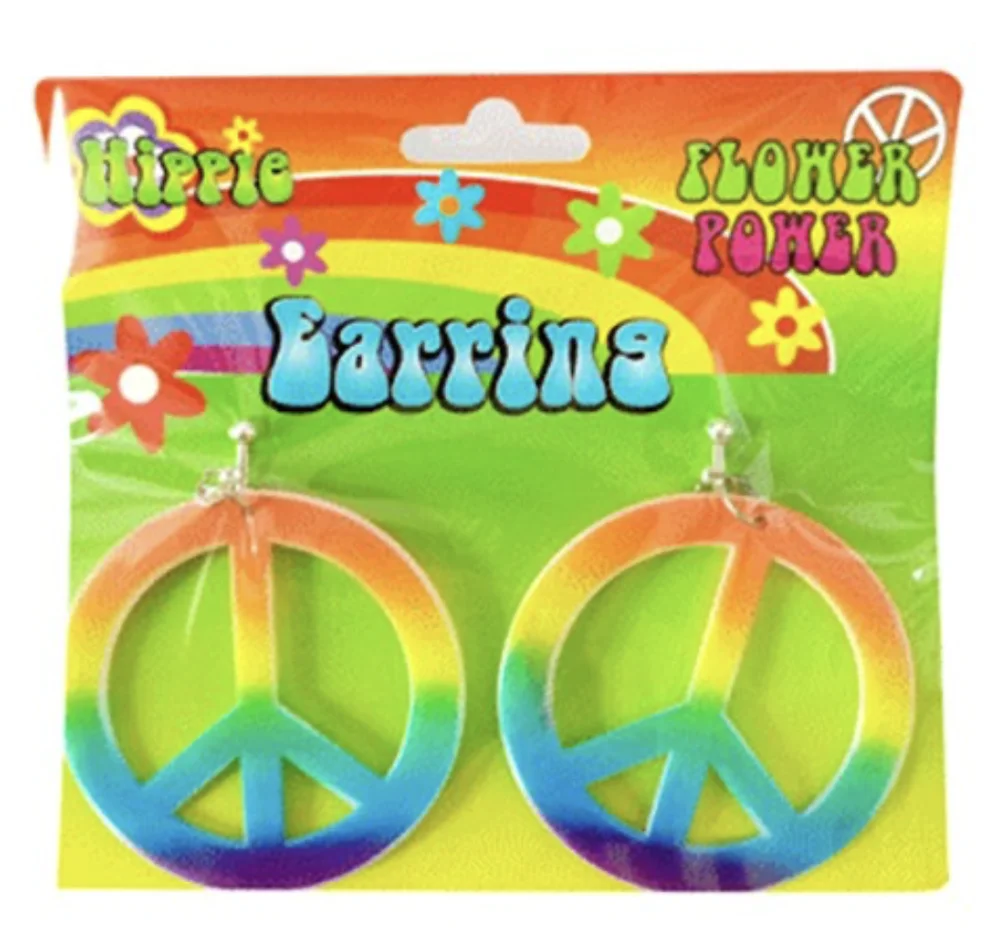 Hippie Peace Earrings