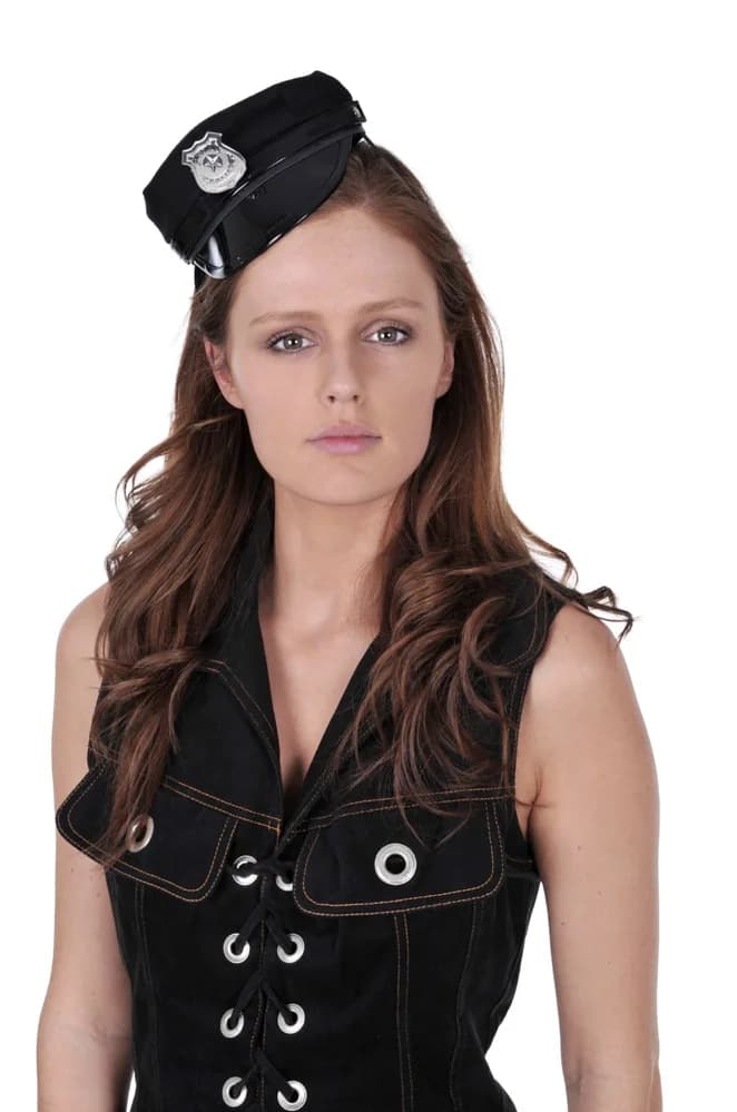 Police Officel Mini Black Cap