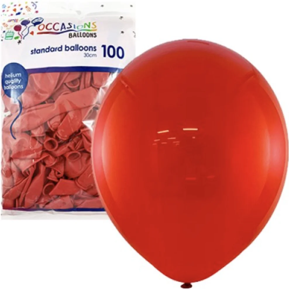 Red Balloons (30 cm) – Pk100