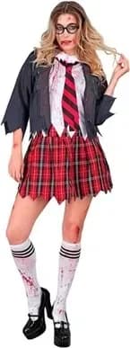 Zombie School Girl Costume - Medium