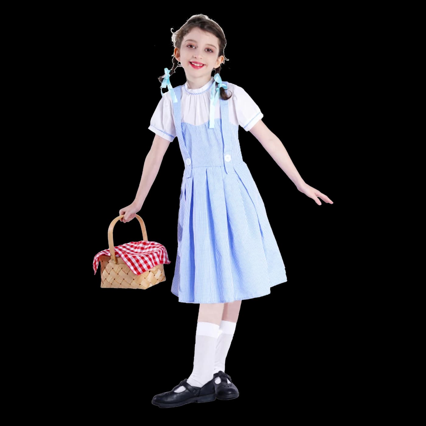 Kids Gingham Pinafore Costume