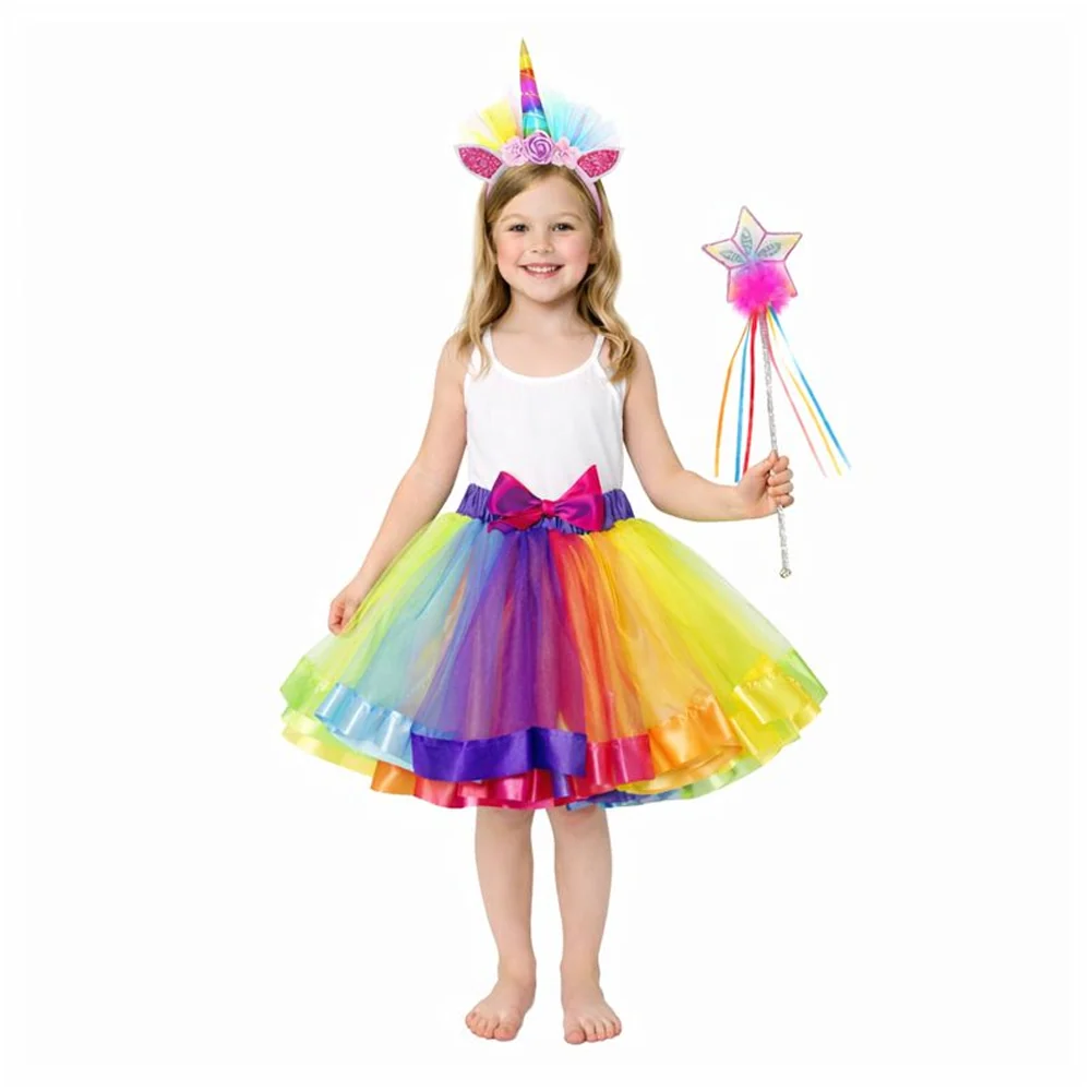Kids Pink Unicorn Tutu Set 3pc