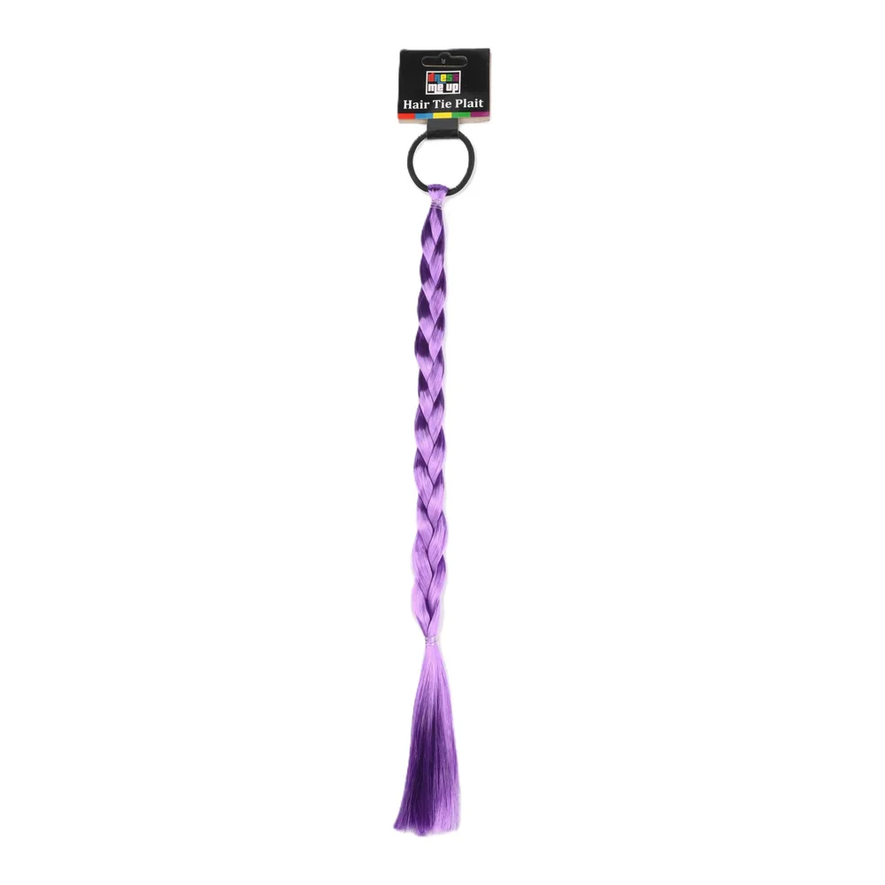 Purple Hair Tie Plait