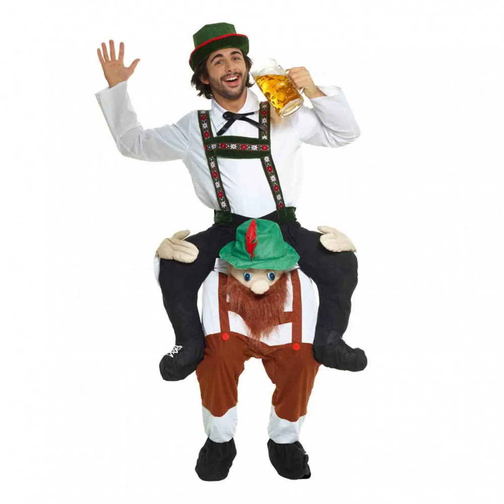 Adults Bavarian Man Piggyback Costume