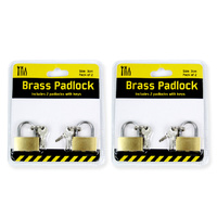 Brass Padlocks - PK 2