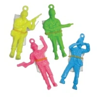 Paratrooper Figures Party Favours - Pk 4