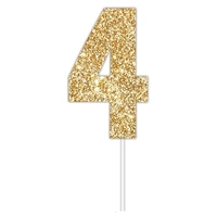 Gold Glitter Cake Topper #4*