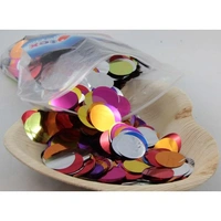 Metallic Confetti 250g bag (2.3cm diameter) - Mixed*