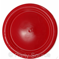 Reusable Red Plastic Dinner Plates (230 mm) - Pk 20