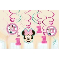 Minnie Fun To Be One Swirls - Pk 12