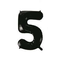 #5 34" Black Foil Balloon