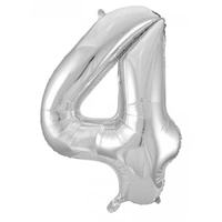 #4 34" Silver Foil Balloon