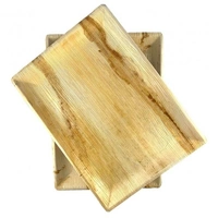 Palm Leaf Rectangular Platter - Pk 10