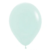 5" Pastel Matte Green Balloons - Pk 100