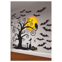 Modern Halloween Mega Value Pack Scene Setters Wall Decorating Kit - Pk 32