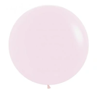 Pastel Matte Pink 60cm Giant Latex Balloons - Pk 3