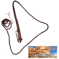 Brown Cowboy Whip - 180cm