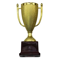 Plastic Matte Gold Trophy Cup (19cm)