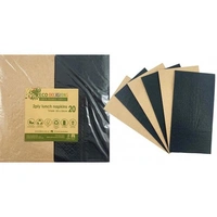 Lunch Napkins (2ply) - Black & Kraft - Pk 20