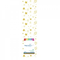 Gold Stars Table Cover Roll 30M