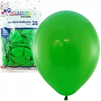 Standard Green 30cm Latex Balloons - Pk 25