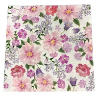 Pink Ditsy Floral Napkins - Pk 20