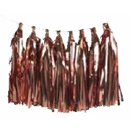 Rose Gold Tassel Garland - Pk 15