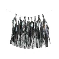 Silver Tassel Garland - Pk 15