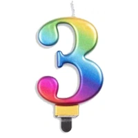 #3 Rainbow Candle