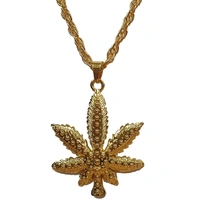 Hemp Heavy Metal Gold Necklace