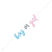 Boy or Girl Gender Reveal Banner (2.13m)