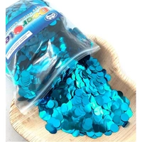 Teal Metallic Confetti (1cm) - 250g