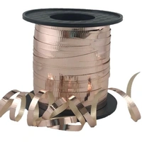 Rose Gold Metallic Curling Ribbon (225m)