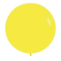 Yellow Fashion Sempertex Balloons (60cm) - Pk 3