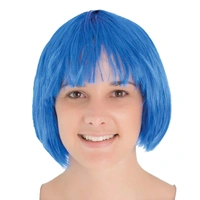 Blue Bob Wig