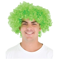 Green Deluxe Jumbo Afro Wig