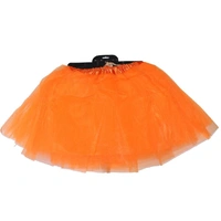 Adult's Orange Layered Tutu Skirt (40cm)