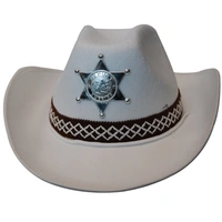 Adults Sheriff White Cowboy Hat