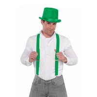 Neon Green Suspenders