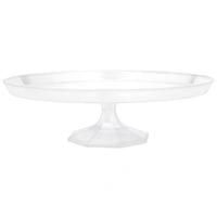 Clear Large Acrylic Cake Stand (33.6cm)