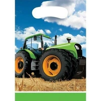 Tractor Time Party Loot Bags - Pk 8*