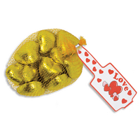 Gold Chocolate Hearts (77g)
