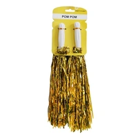 Metallic Gold Pom Poms - Pk 2